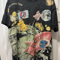 1995 Grateful Dead “Standing on the Moon” all-over-print tee